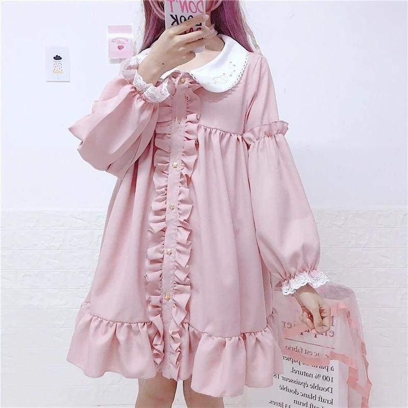 Marlie Sugarberry Kawaii Ruffle Dolly Dress - One Size