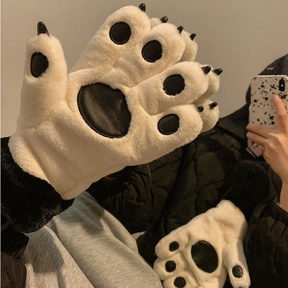 Matching Paw Glove - White / Average size