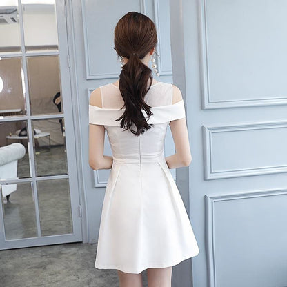 Mesh Stitching Party Dress