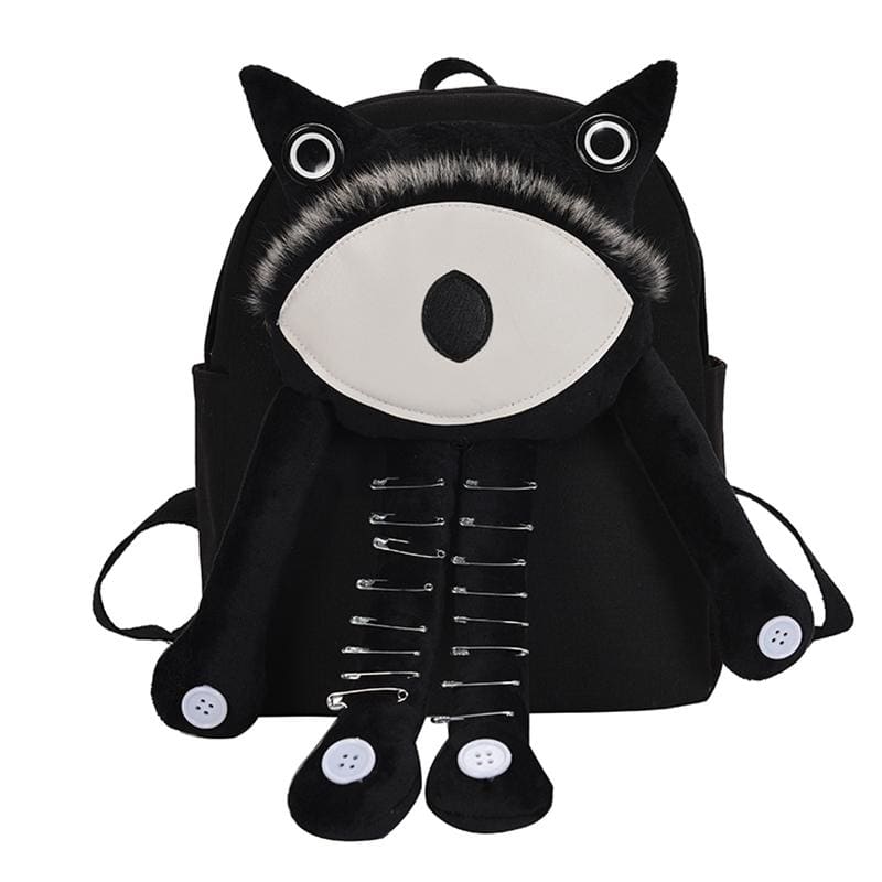 Monster Canvas Casual Backpack MM0573 - KawaiiMoriStore