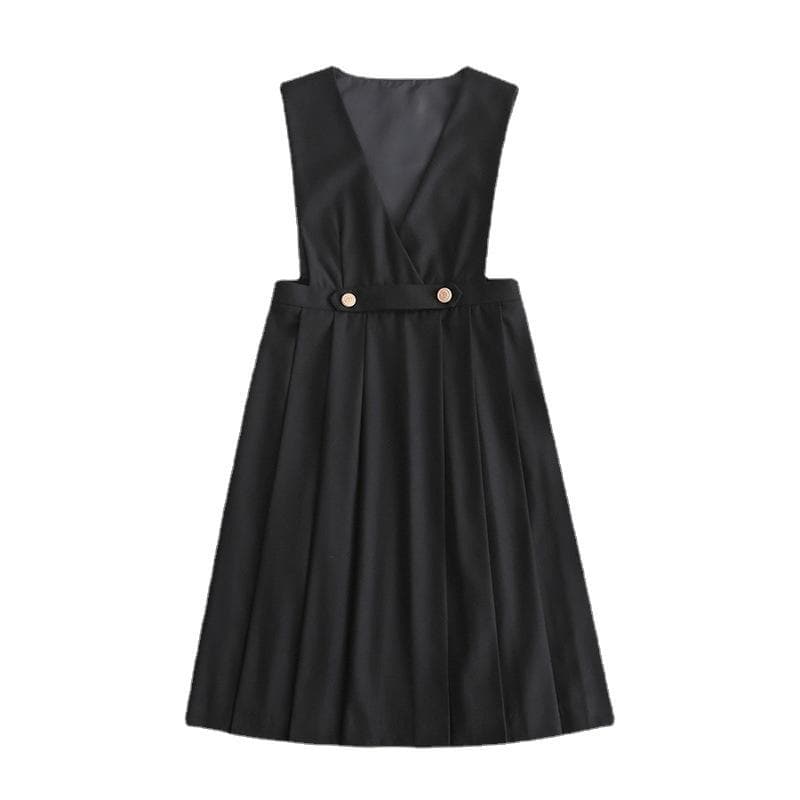 Navy/Black Sweet Jfashion Jk Kawaii Uniform Dress MK17192