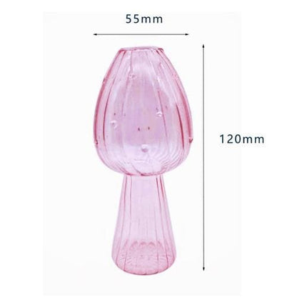 Mushroom Glass Vase - E（70g） - vase