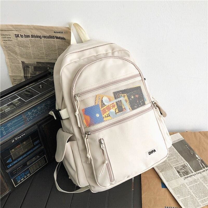 Nylon Waterproof Students Backpack - 152401