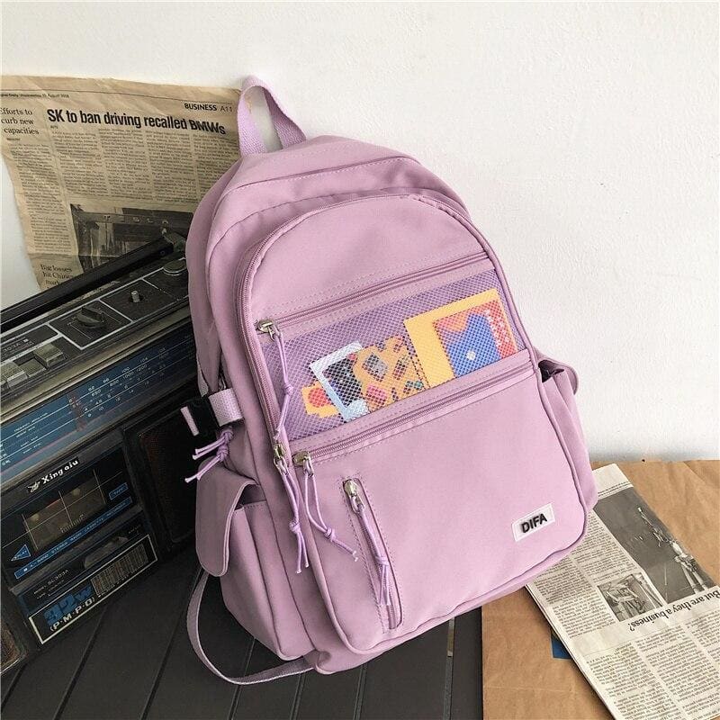 Nylon Waterproof Students Backpack - 152401