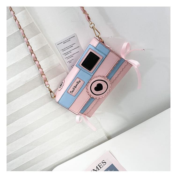 Pastel Aesthetic Kawaii Camera Purse Bag