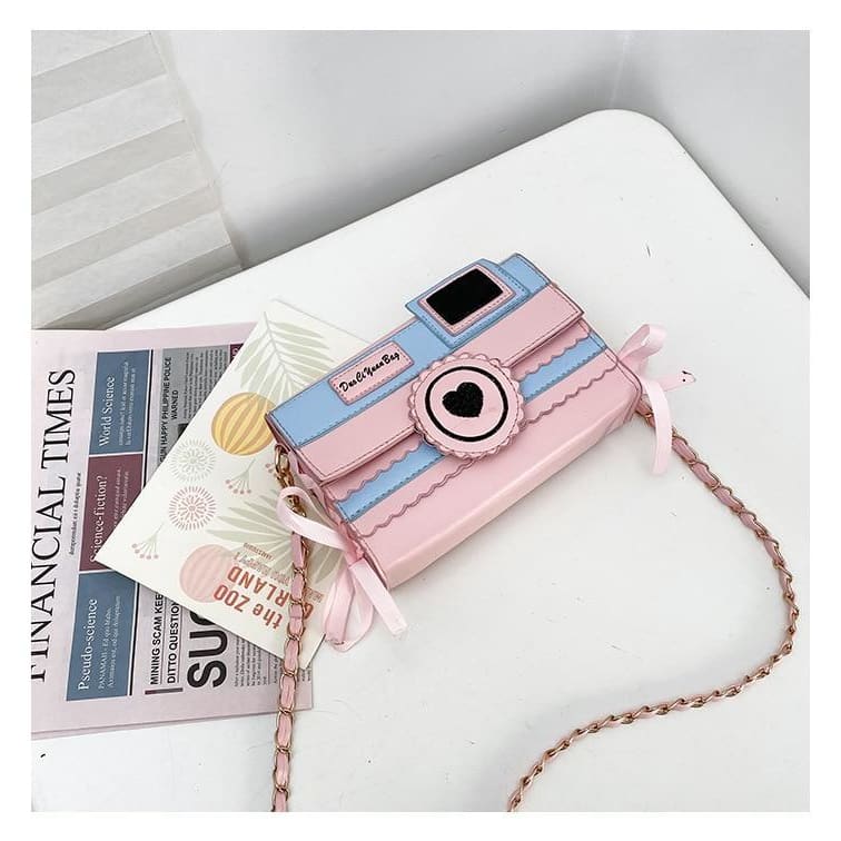 Pastel Aesthetic Kawaii Camera Purse Bag