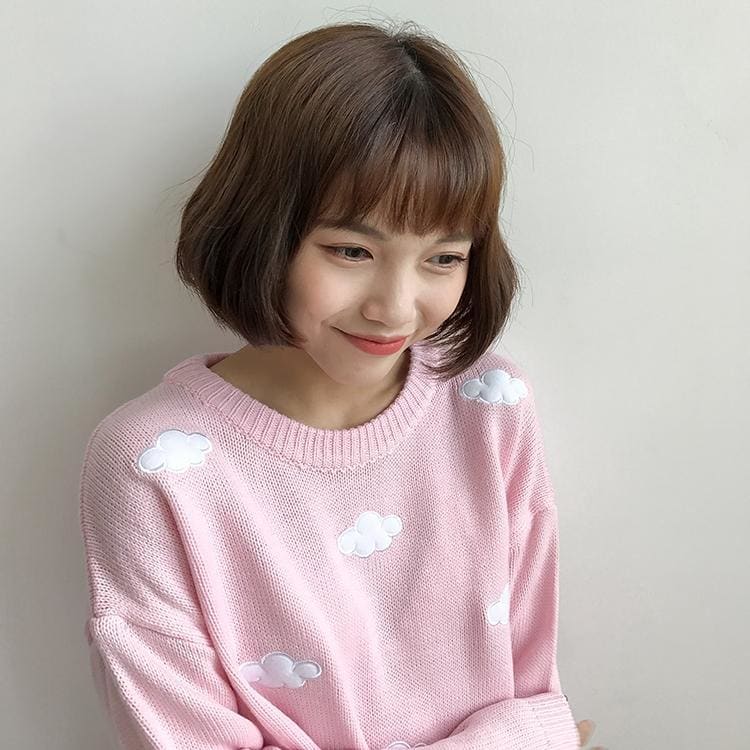 Pastel Kawaii Clouds Sweater