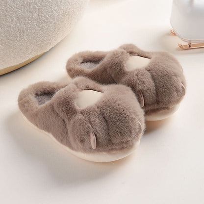 Paw Fluffy Winter Slipper - Gray / US 4/UK 2/EU 35 -