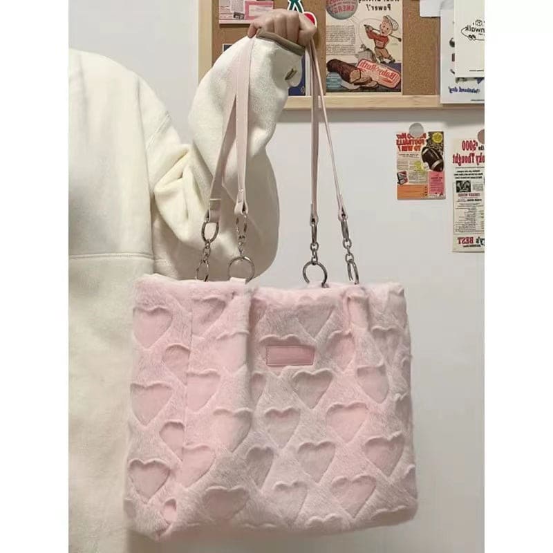 Pink Heart Bag Purse - Heartzcore