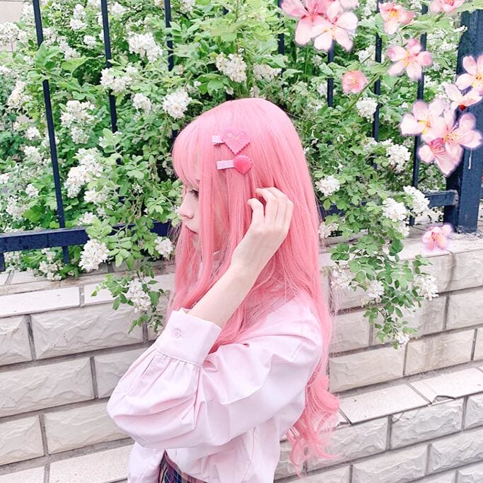 Pink Orange Lolita Cosplay Wigs MK15008 - KawaiiMoriStore
