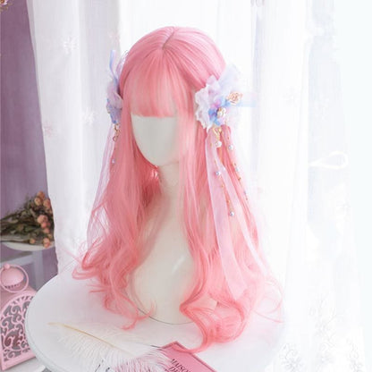 Pink Orange Lolita Cosplay Wigs MK15008 - KawaiiMoriStore