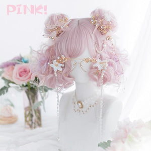 Pink Rainbow Candy Lolita Wig MK15164 - KawaiiMoriStore