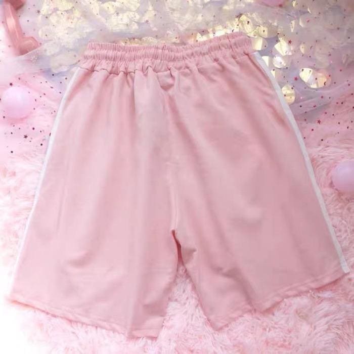 Pink/Beige/Purple Cute Peach Shorts MK15988 - KawaiiMoriStore