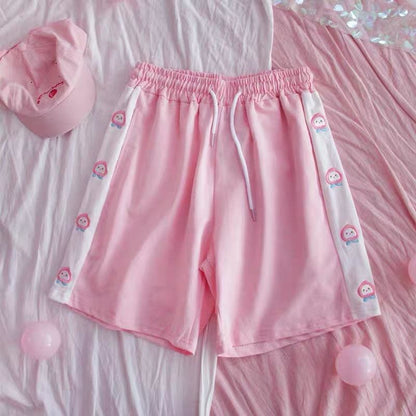 Pink/Beige/Purple Cute Peach Shorts MK15988 - KawaiiMoriStore