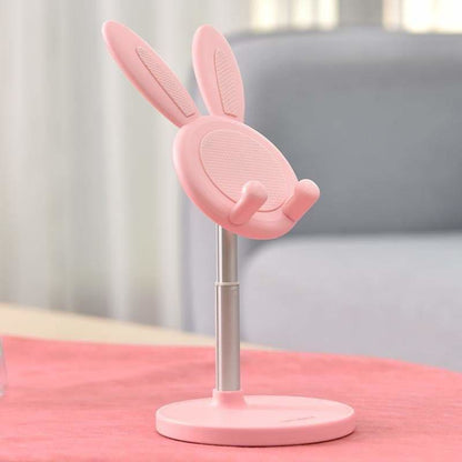 Pink/Green/White Kawaii Bunny Rabbit Ears Ajustable Phone 