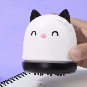 Pink/White Portable Mini Cute Cat Desk Vacuum Cleaner MM1712
