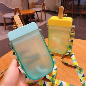 Plastic Transparent Portable Water Bottle MK14895 - KawaiiMoriStore