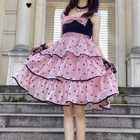 Polkadot Sugar Kawaii Princess JSK Lolita Dress - One Size -