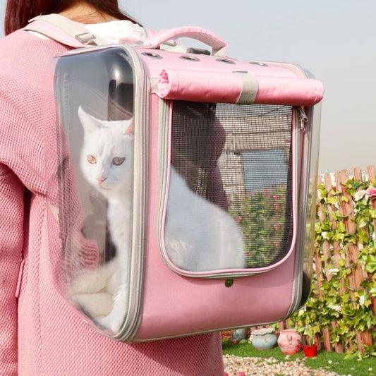 Portable Foldable Breathable Pet Carrier Backpack Pet bag MK15180 - KawaiiMoriStore