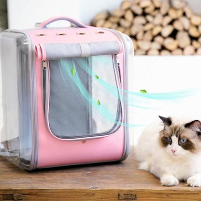 Portable Foldable Breathable Pet Carrier Backpack Pet bag MK15180 - KawaiiMoriStore