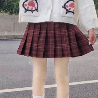 Preppy Style Cute Doll Collar Cartoon Pattern JK Uniform Coat MK0586 - KawaiiMoriStore