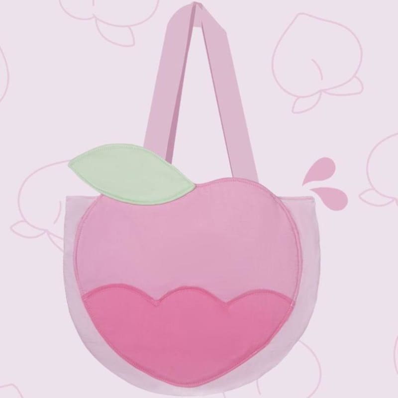 Preppy Style Cute Peach Handbag MK15966 - KawaiiMoriStore