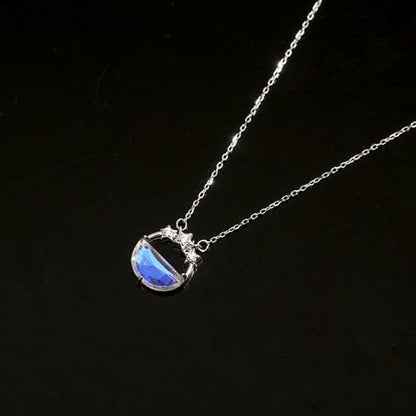 Pretty Moon Glowing Necklace MK15275 - KawaiiMoriStore