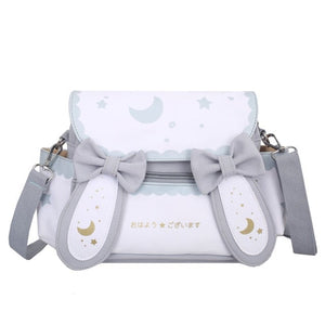 Lolita Moon Star Printed Bow Tie Shoulder Bag MK16512
