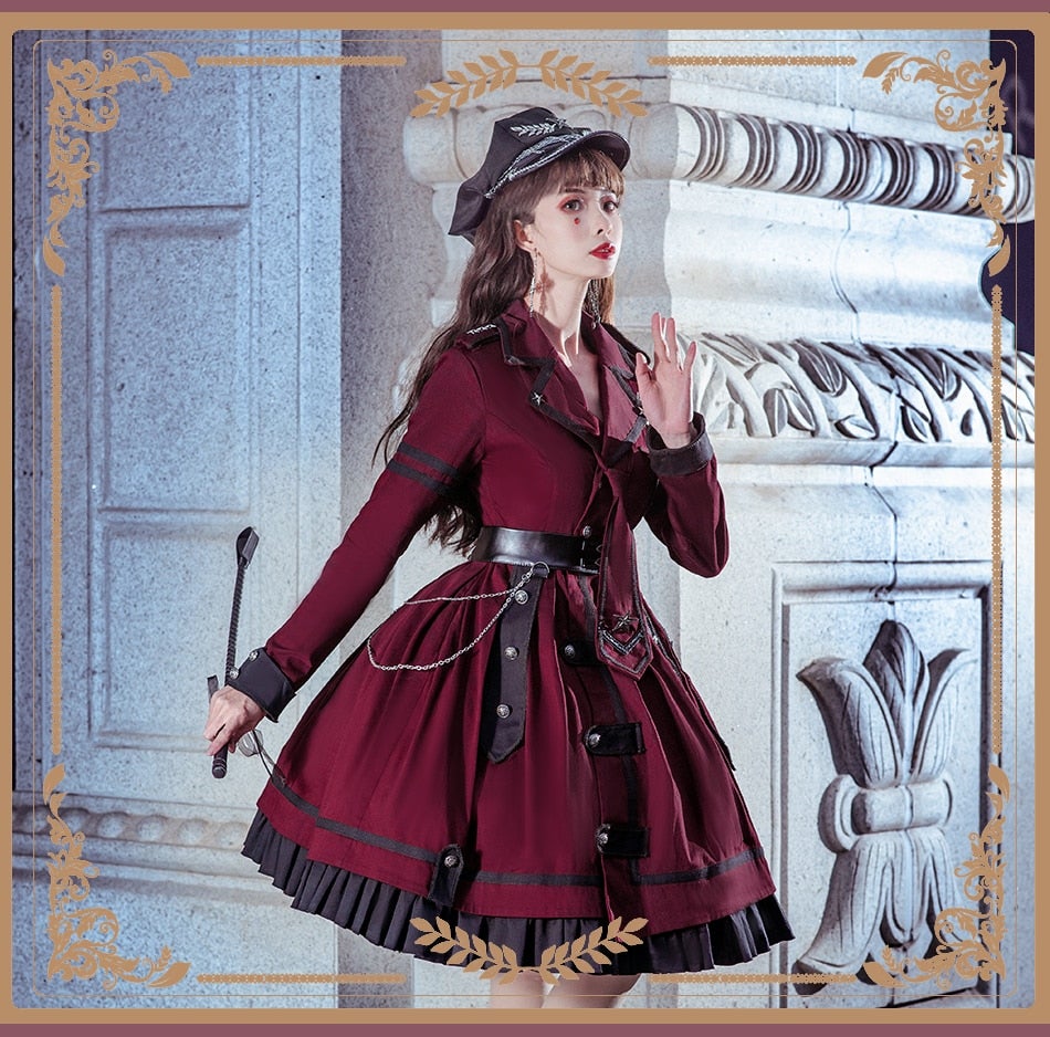 Dark Academia Fashion Gothic Lolita Dress BM006