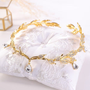 Elegant Princess Crystal Crown Bridal Hair Jewelry MM2228