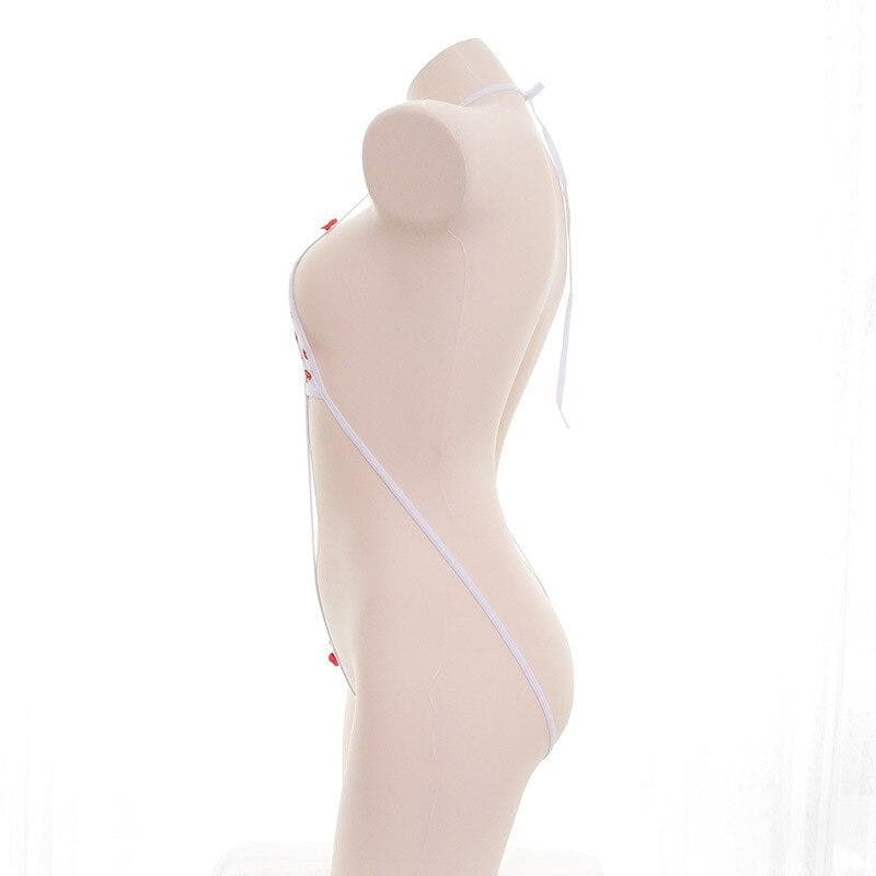 Strawberry Bow tie Bikini Lingerie Set MK14636