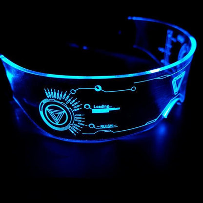 Punk LED Luminous Sunglasses MK161 - KawaiiMoriStore