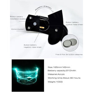 Punk LED Luminous Sunglasses MK161 - KawaiiMoriStore