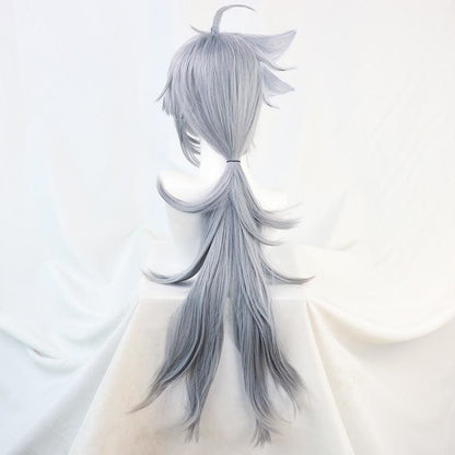 Razor Genshin Impact Gray Long Cosplay Wig MK15370 - KawaiiMoriStore