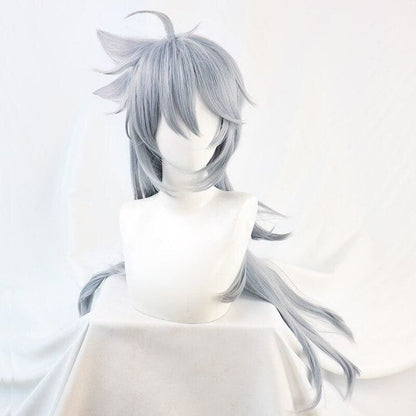 Razor Genshin Impact Gray Long Cosplay Wig MK15370 - KawaiiMoriStore