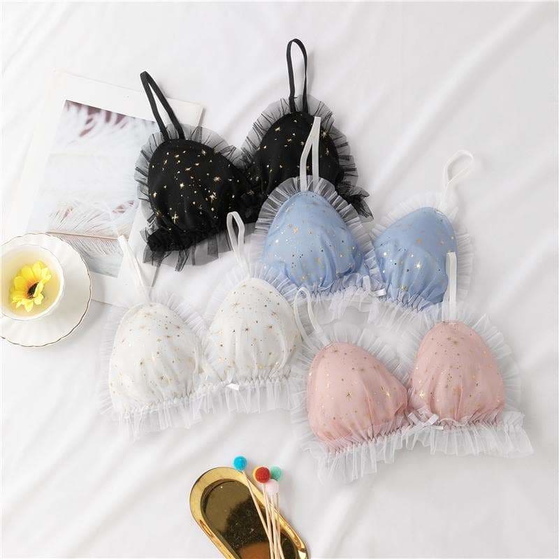 Sweet Bandage Lolita Bra Panties Set MK15795 – KawaiiMoriStore