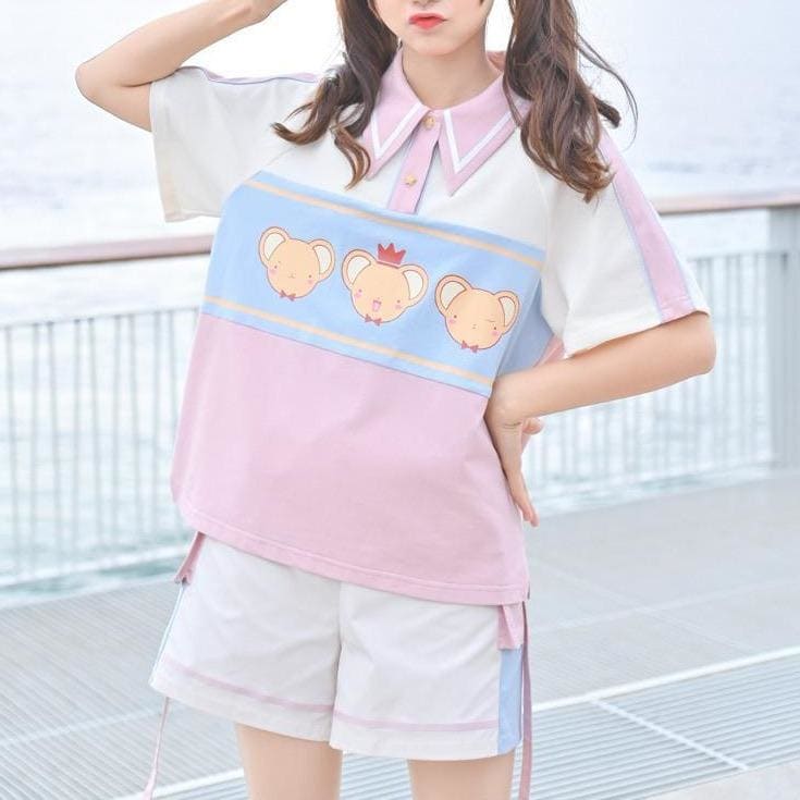 Reservation"Cardcaptor Sakura" Cargo Pants T-shirt Coat MK15746 - KawaiiMoriStore