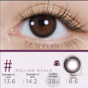 Rolling Water Contact Lenses Half Year One Pair ME43 - 