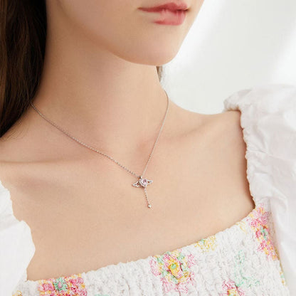 Romantic Angel Clavicle Chain - Necklaces