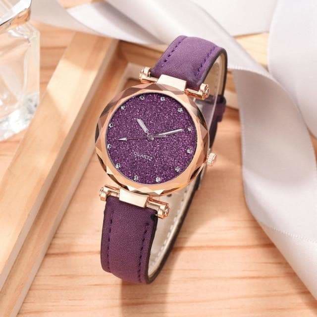 Romantic Starry Sky Watch And Bracelet Set MK16091 - Watch