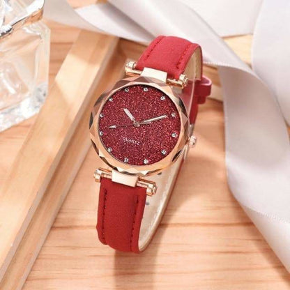 Romantic Starry Sky Watch And Bracelet Set MK16091 - Watch