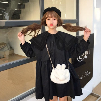 Saffron Oversized Kawaii Dolly Blouse