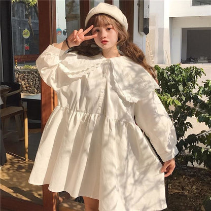 Saffron Oversized Kawaii Dolly Blouse