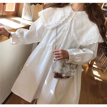 Saffron Oversized Kawaii Dolly Blouse