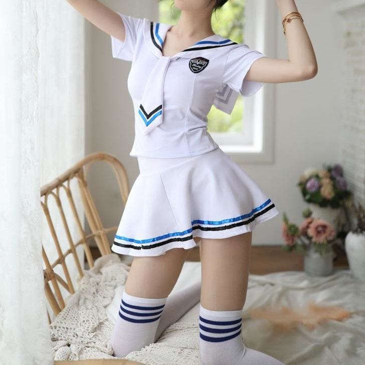 Sailor Navy Suit MM0664 - White