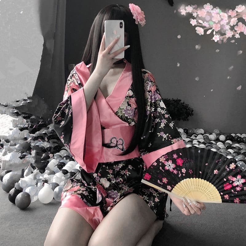 Sakura Cosplay Kimono Set MK327 - KawaiiMoriStore