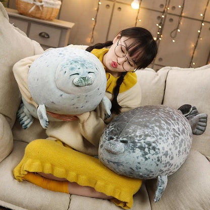 Seal Pillow Cute Gril Plush Toy MK15572 - KawaiiMoriStore