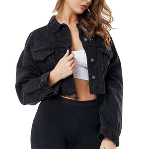 Sexy Basic Coat Denim Jacket MK0307 - KawaiiMoriStore