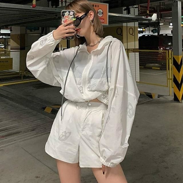 Sexy Hip Hop Loose Butterfly Reflective MKortswear MK14985 - KawaiiMoriStore