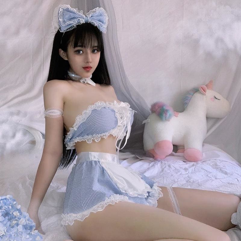 Sexy Underwear Outfit Erotic Maid Lingerie MM0641 - KawaiiMoriStore